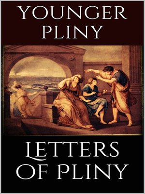 cover image of Letters of Pliny